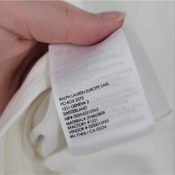 Club Monaco Cream Perfect Slim Knit Shirt L - Picture 10 of 11